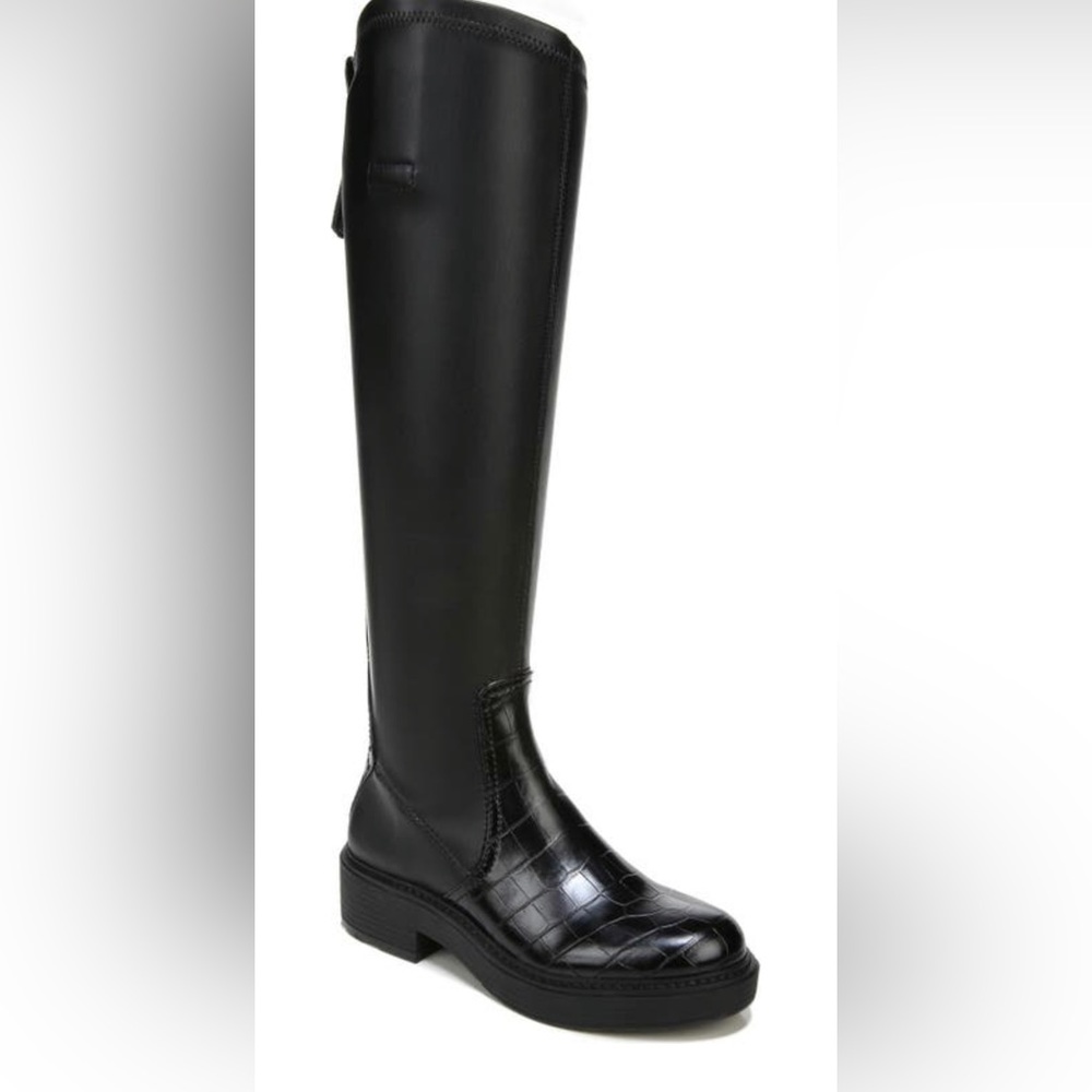 Keaton Croc Embossed Faux Leather Boot - Picture 6 of 11